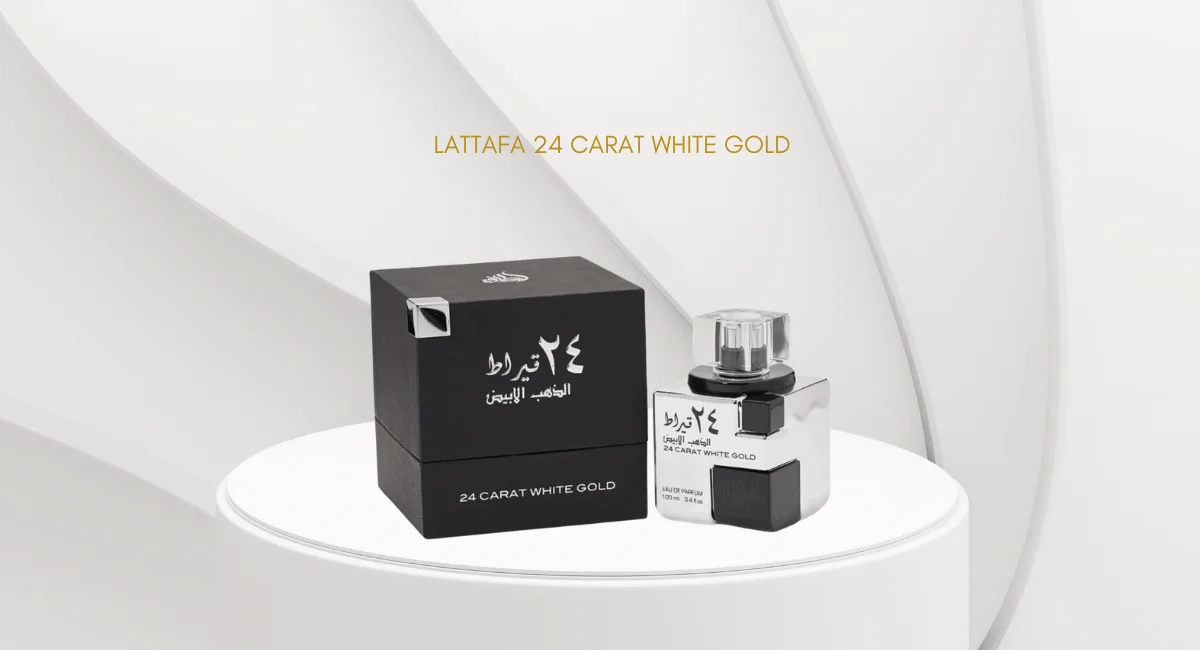 lattafa 24 carat white gold