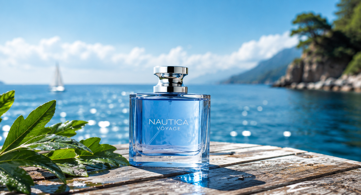 Nautica Voyage fresh aquatic fragrance bottle for men