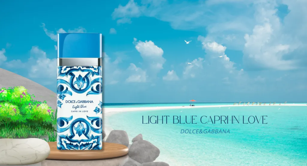 Light Blue Capri In Love