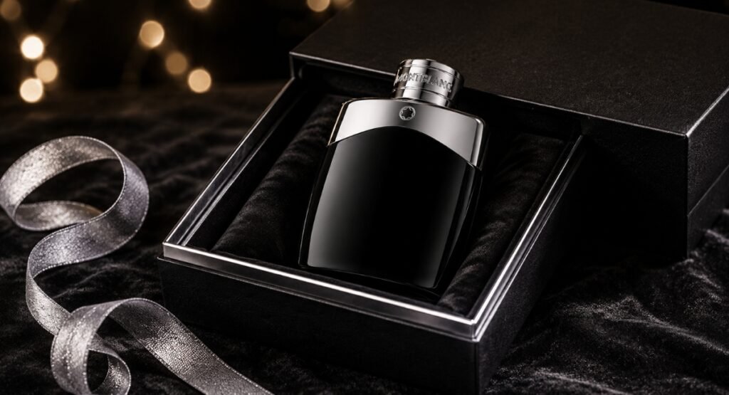 Mont Blanc Legend EDT gift box black silver packaging luxury men fragrance gifting 2026
