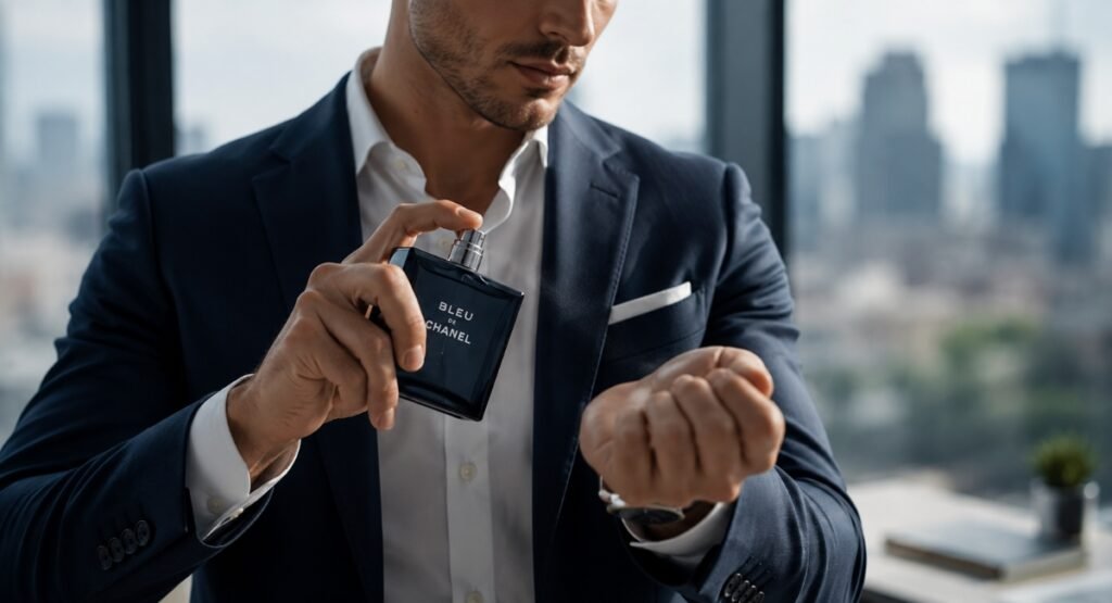 Man wearing Bleu de Chanel EDT office professional cologne daily wear honest review 2026