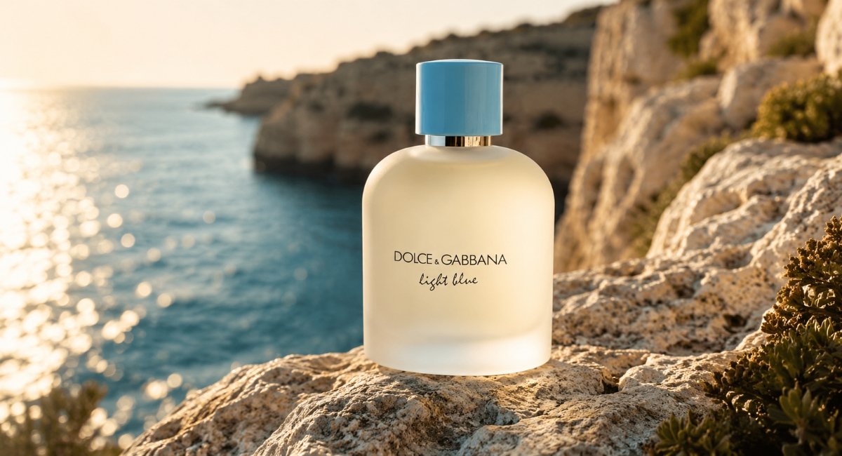 Dolce Gabbana Light Blue EDT Pour Homme 2025 bottle coastal cliff golden hour review