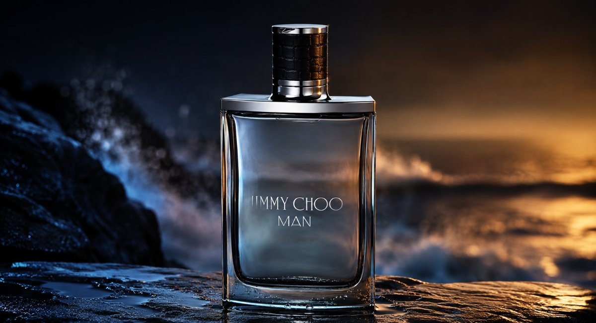 Jimmy Choo Man EDT review bottle on dark cinematic background 2026