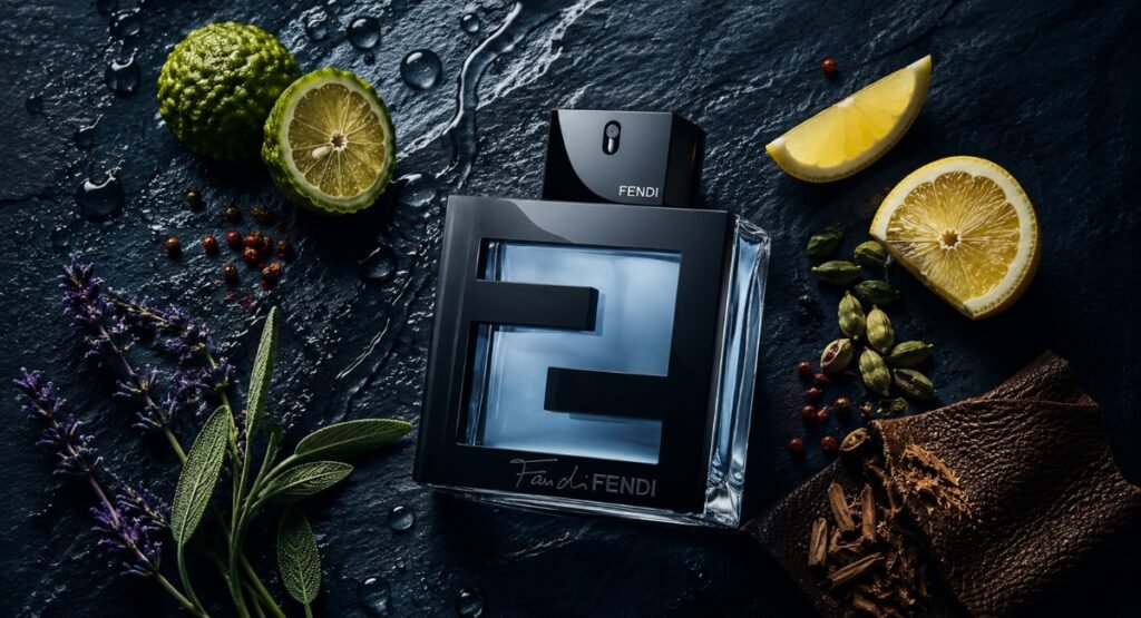 Fan di Fendi Acqua fragrance notes bergamot lavender leather