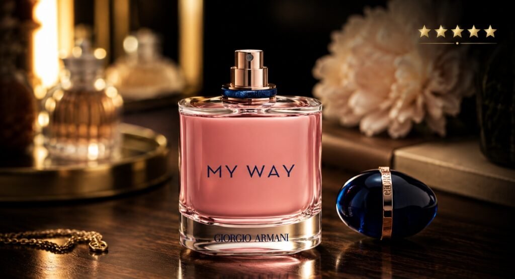 Giorgio Armani My Way EDP final verdict rating and bottle display
